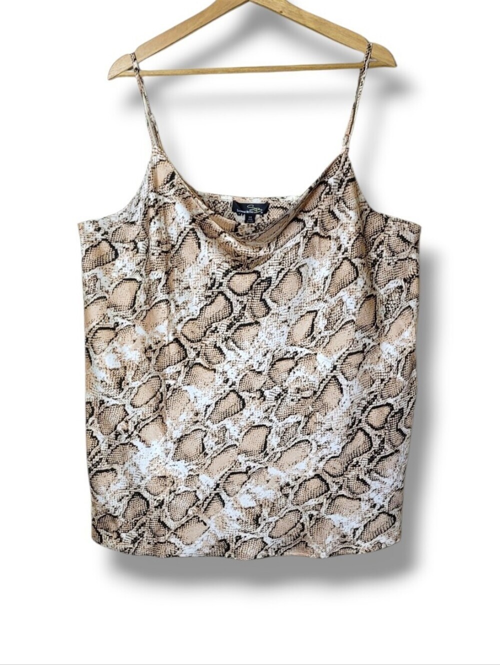 NWT Suzanne Betro Snakeskin Cami Top Size 3X
